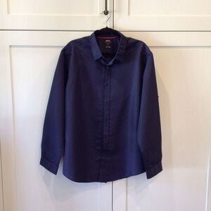 Mix & NY Performance Button Front Shirt Men’s Size XL